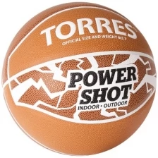 Мяч баскетбольный TORRES Power Shot B32087, размер 7