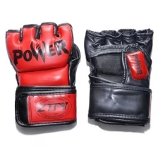 Перчатки для ММА "POWER" (перчатки для смешанных единоборств) STRONG BODY