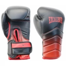 Перчатки боксерские Excalibur 8062/01 Black/Red PU 12 унций