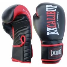 Перчатки боксерские Excalibur 8063/02 Black/Red PU 16 унций