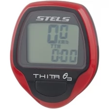 Велокомпьютер Thita-3,10 функций, Красный