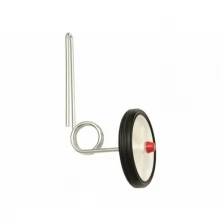 Колеса боковые для детских велосипедов WELDTITE ADIE/ 7-07333 на 12-16" с крепежом балансирные пластиковые амортизационные 110мм белые