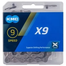 Цепь KMC X-9 под 9 скоростей с замком