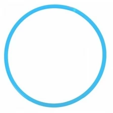 Обруч диаметр 80см облегченный голубой 3+ У845 (10 .