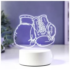 Светильник "Боксерские перчатки" LED RGB от сети