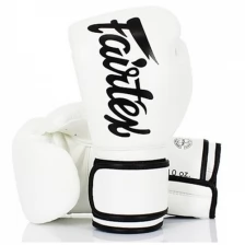 Боксерские перчатки Fairtex Boxing gloves BGV14 White 10 унций