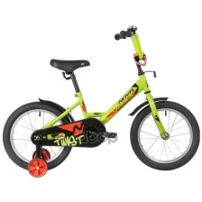 Велосипед 16 детский Novatrack Twist (2020) 10,5 зеленый (требует финальной сборки)