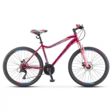 Велосипед Stels Miss 5000 D 26 V020 (2021) 16 вишневый/розовый (требует финальной сборки)