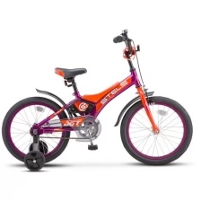 Велосипед 18 Stels Jet Z010 Фиолетовый/оранжевый