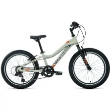 Велосипед для подростков Forward TWISTER 20 1.0 серый/оранжевый (RBK22FW20042)
