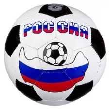 Мяч футб.,230/250г, №5, PVC ,matt,1poly cot,"россия"