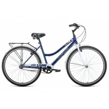 Велосипед взрослый Altair CITY 28 low 3.0 темно-синий/белый (RBK22AL28028)