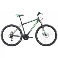 Велосипед взрослый Black One Onix 26 Alloy черный/зеленый/серый 18 (HD00000406)
