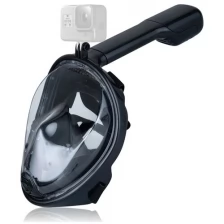 Маска для плавания Nonstopika, черная, размер L-XL