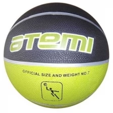 Мяч баскетбольный Atemi, р. 7, резина, Bb11, 8 п, окруж 75-78, клееный (7)