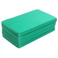 Мат 120x50x4 см, 3 сложения, oxford, цвет зеленый./В упаковке шт: 1
