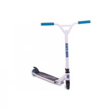 Самокат 2-х кол. трюковой STUNT SCOOTER-1 ST-1 бело-синий