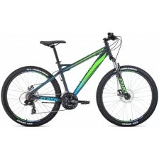 Велосипед взрослый Forward FLASH 26 1.2 синий/ярко-зеленый (RBK22FW26648)