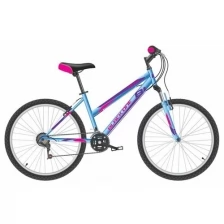 Велосипед взрослый Black One Alta 26 голубой/розовый/фиолетовый 16 (HQ-0005366)