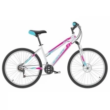 Велосипед взрослый Black One Alta 26 D белый/розовый/голубой 18 (HQ-0005364)