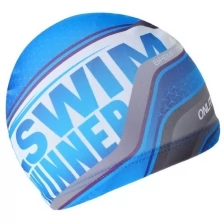 Шапочка для плавания взрослая тканевая Swim Winner, обхват 54-60 см