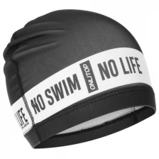 Шапочка для плавания мужская тканевая No swim, no life, обхват 54-60 см