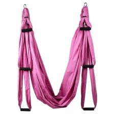 Гамак для йоги 250 × 140 см, цвет розовый
