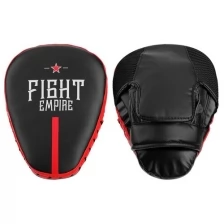 Лапа боксёрская FIGHT EMPIRE PRO, 1 шт., цвет чёрный/красный
