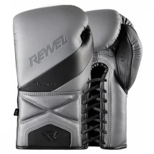 Боксерские перчатки REYVEL MX Line MF (16OZ, Серый, шнуровка)
