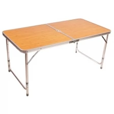 Стол туристический, складной, 120 х 60 х 70 см, под дерево Maclay 3941143 .