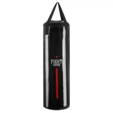 Мешок боксёрский FIGHT EMPIRE, на ленте ременной, чёрный, 100 см, d=33 см, 30 кг