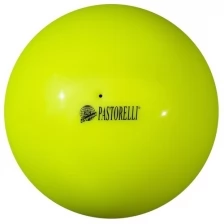 Мяч гимнастический Pastorelli New Generation, 18 см, FIG, цвет желтый флуоресцентный./В упаковке шт: 1