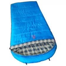 Спальный мешок BTrace Mega (серый/синий) правый