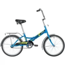 Велосипед 20 Складной Novatrack Tg201 (2020) Количество Скоростей 1 Рама Сталь 12,5 Синий NOVATRACK арт. 20FTG201.BL20