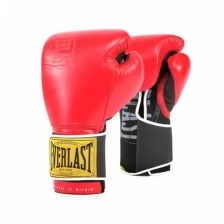 Боксерские перчатки Everlast Боксерские перчатки Everlast тренировочные 1910 Classic красные 12 унций